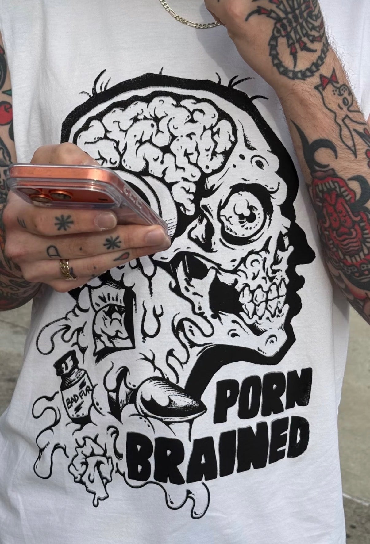 Porn Brained Tee